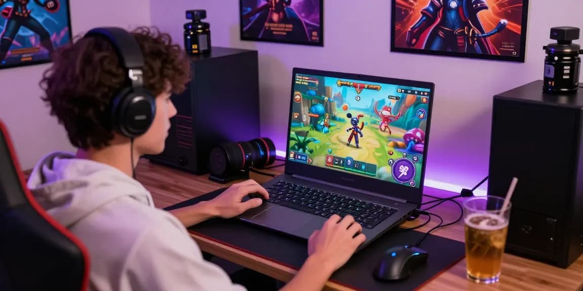 Gamer exploring degrees of lewdity in vibrant online sex game setup.