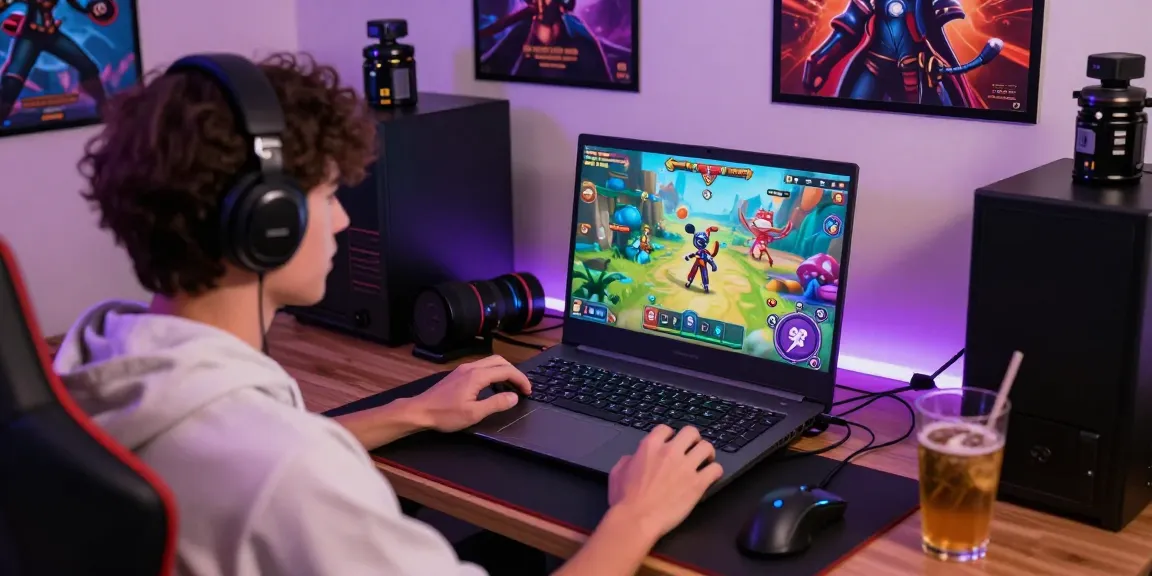 Gamer exploring degrees of lewdity in vibrant online sex game setup.