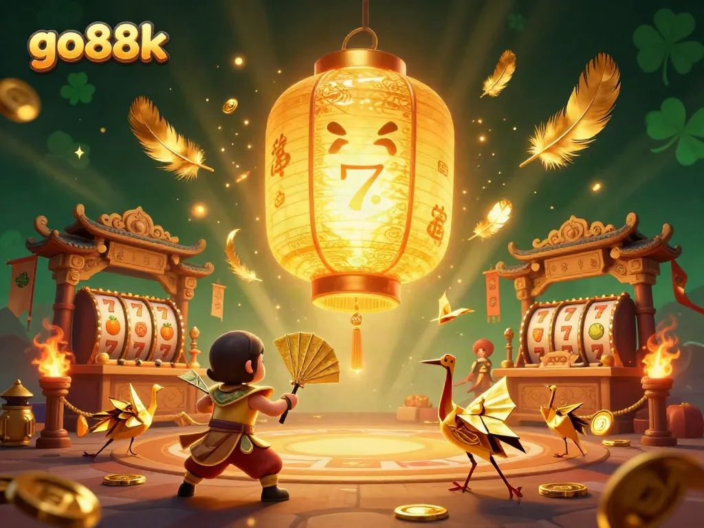 Experience the thrilling slots and lucky symbols at go88k's vibrant casino.