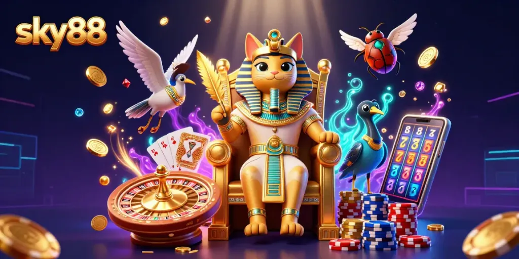 Engage with exciting games at sky88 while enjoying stunning casino graphics