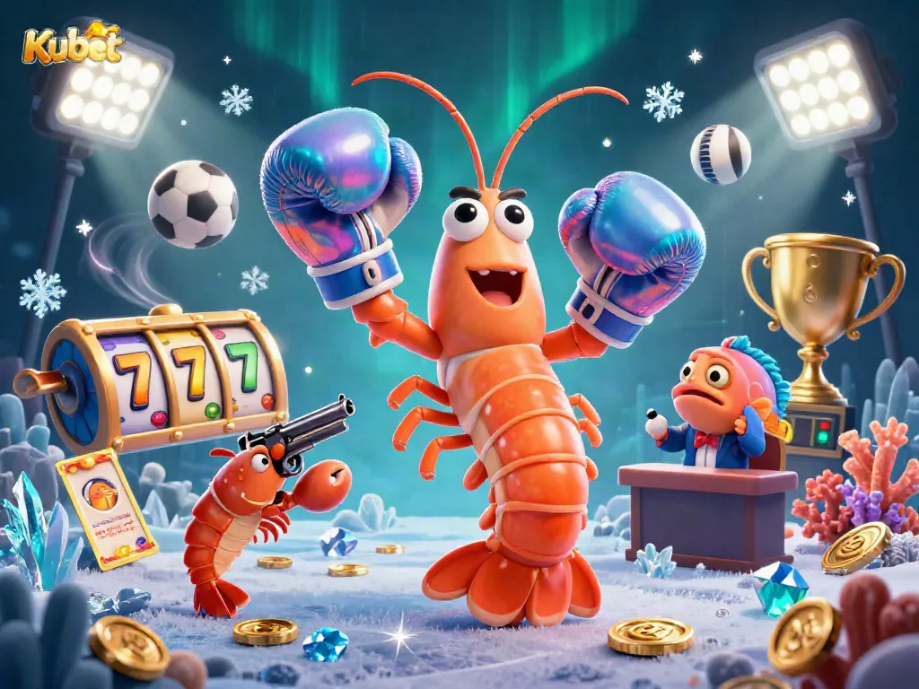 Kubet offers an engaging visual scene with vibrant casino elements featuring dynamic action and colorful characters.