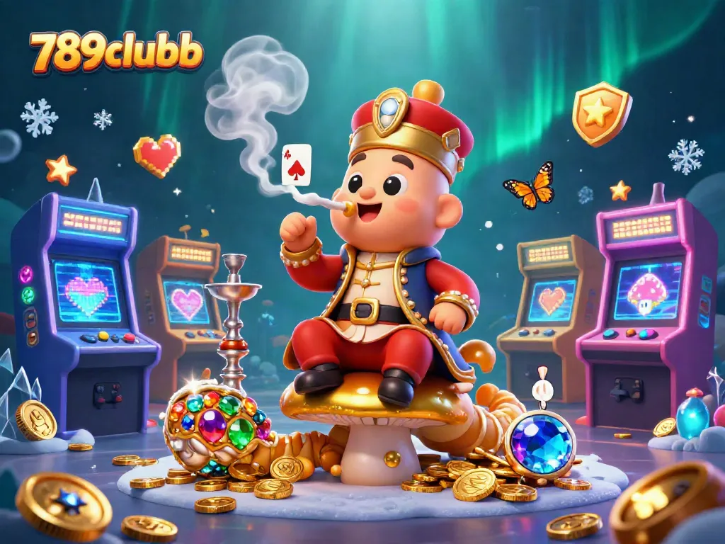 Experience thrilling gameplay at 789clubb with vibrant 3D illustrations showcasing casino magic.