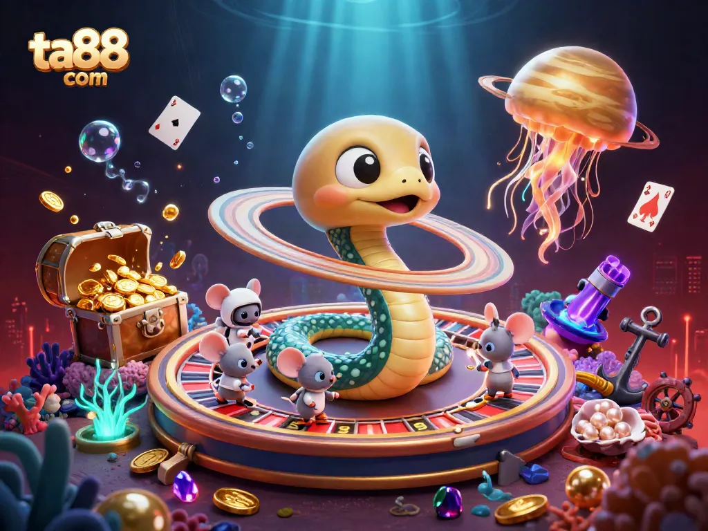 Join the galaxy's bets at ta88 com with mice betting on a cosmic roulette!