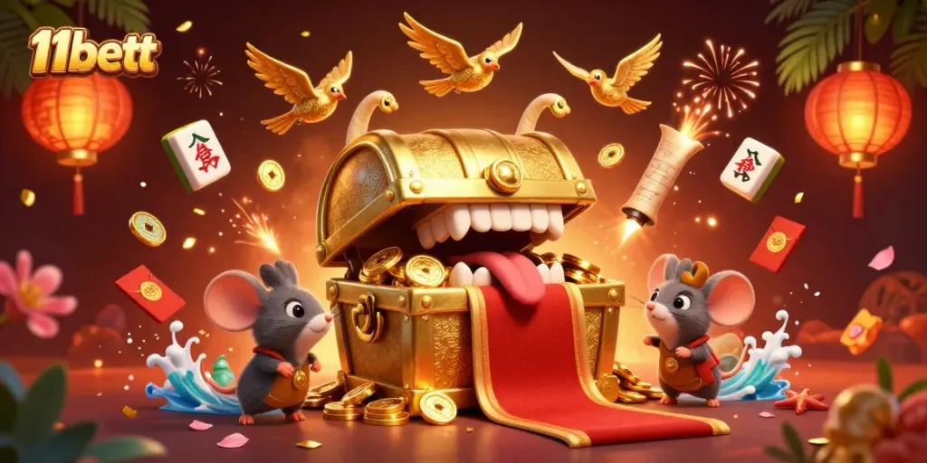 Engage in thrilling gaming at 11bett with vibrant characters and dynamic casino elements.